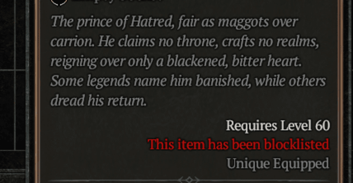 crown of lucion blocklist