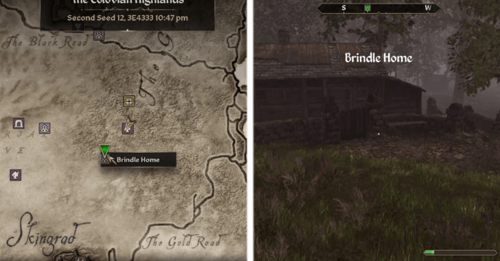 Molag Bal Daedric Quest - Brindle Home Location