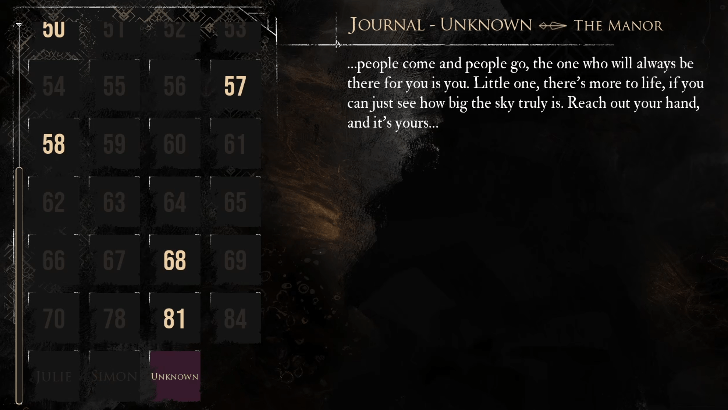 Unknown Journal entry