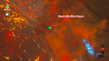 The Legend of Zelda Breath of the Wild (BotW) Treasure Chest on Vah Rudania Belly