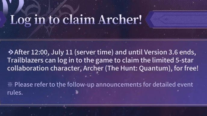 Honkai Star Rail - Free Archer