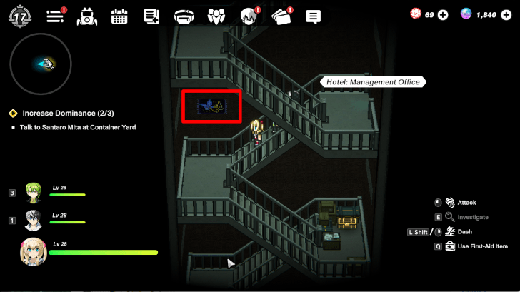 Graffiti at Hotel Emergency Stairs Management Office Side