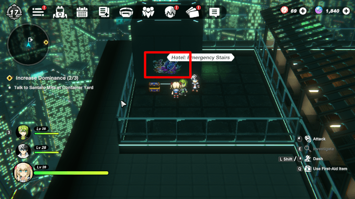 Graffiti at Hotel Rooftop