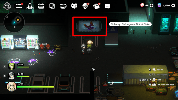 Graffiti at Hotel B10 Parking Lot Near Subway Shinagawa Ticket Gate