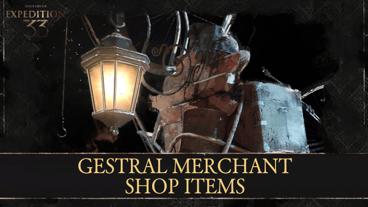 Gestral Merchant Merchant Shop Items