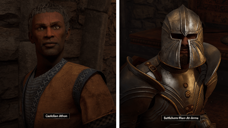 Battlehorn Castle Man-At-Arms and Castellan