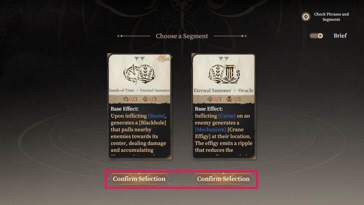 Tome of Fate Segments