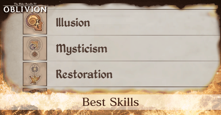 The Elder Scrolls IV Oblivion Remastered Best Skills