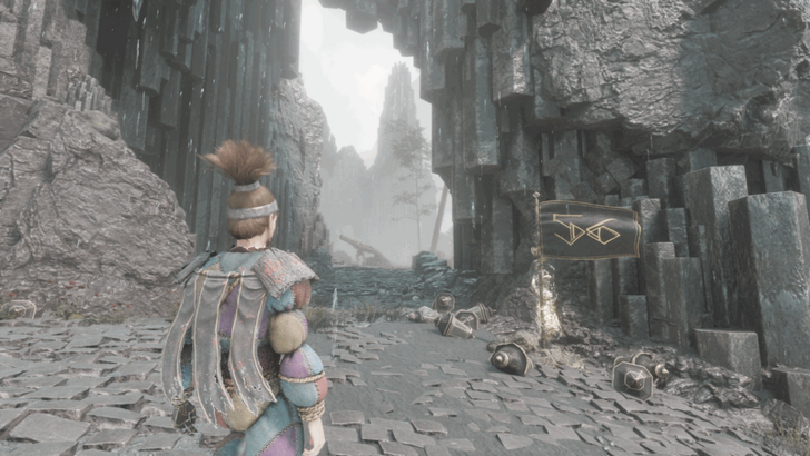 Stone Wave Cliffs Rest Point - Paintress Shrine