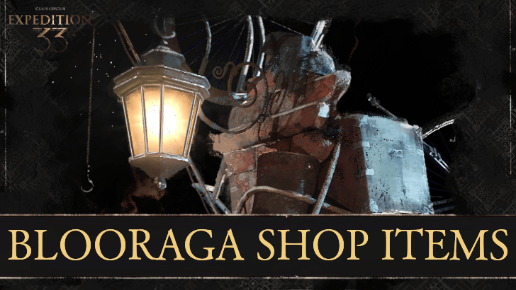 Blooraga Merchant Shop Items