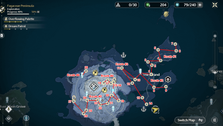 Eternal Radiance Farming Route - Penitent