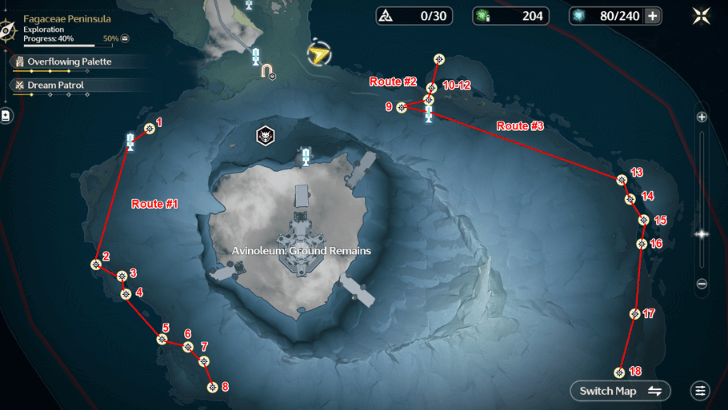 Eternal Radiance Farming Route - Beohr Waters