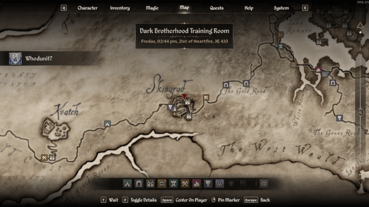 Skingrad on  map