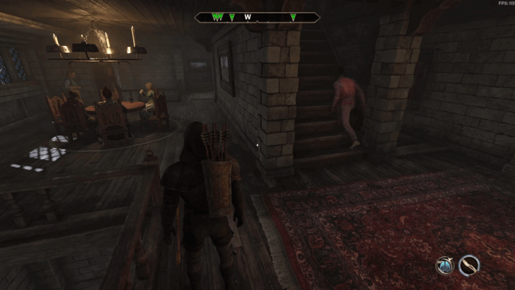 Neville Going Up the Quarters