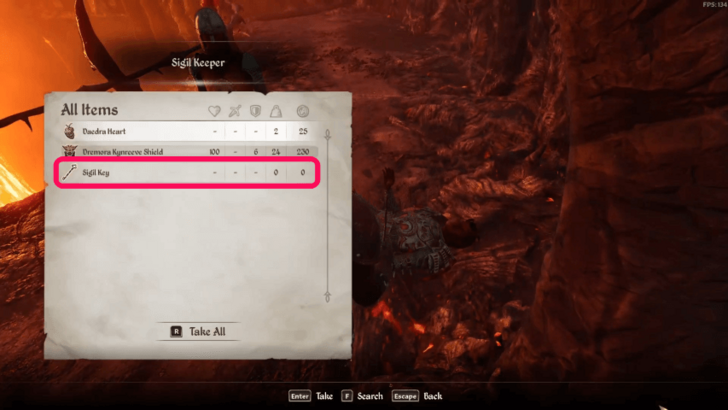TES IV Oblivion Sigil Key
