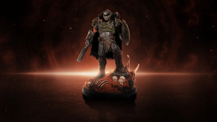 Doom Dark Ages - Slayer Statue