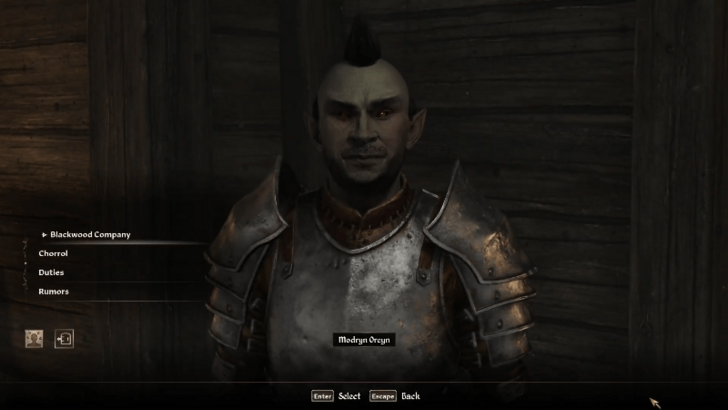 Speak with Modryn Oreyn