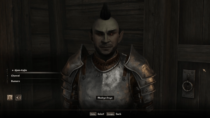 Speak with Modryn Oreyn