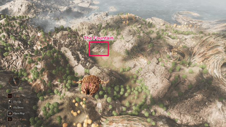 The Fountain World Location