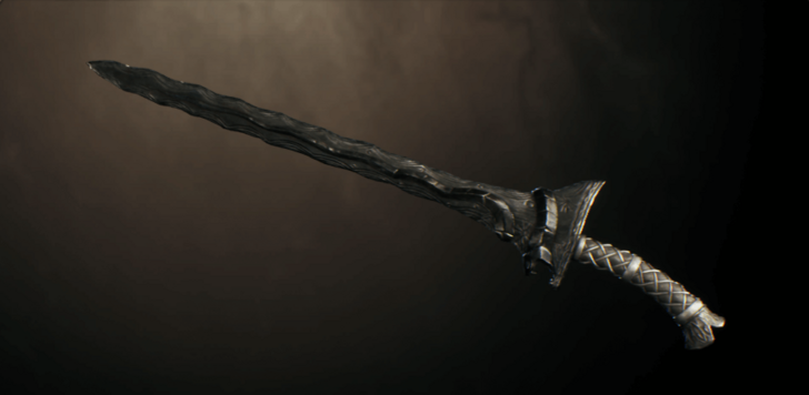 Worn Dark Longsword
