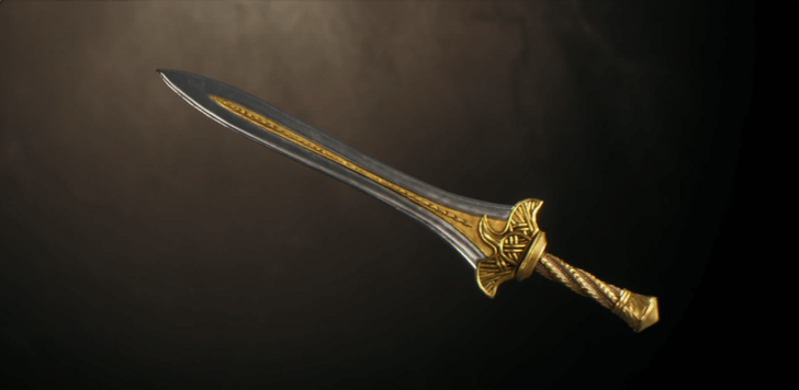 Golden Shortsword