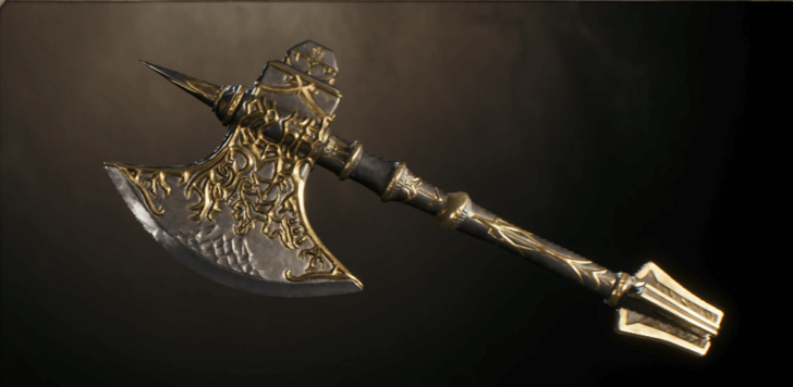 Durable Ebony War Axe