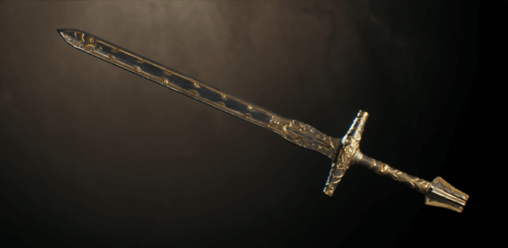 Durable Ebony Longsword