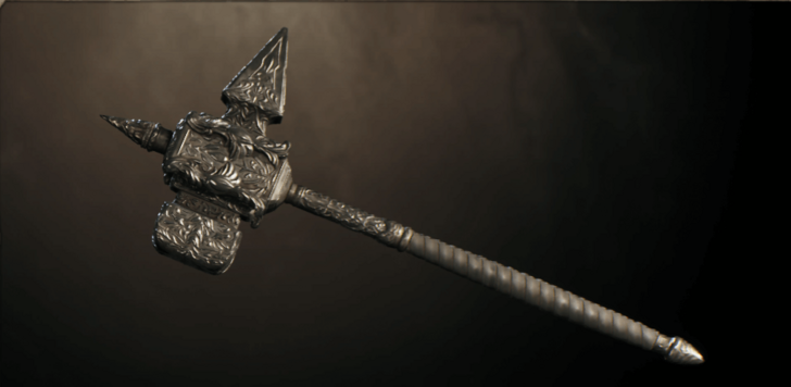 Durable Silver Warhammer