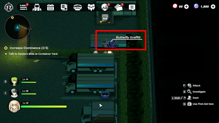 Shinagawa Common Industrial Site Graffiti on Truck