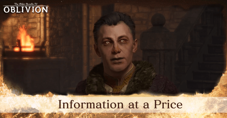 Oblivion Information Banner