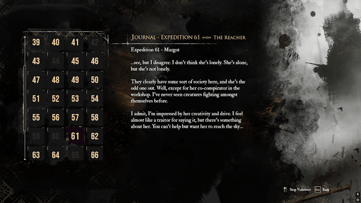 The Reacher Expedition 61 Journal