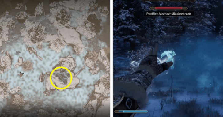 Defeat the Frost Atronach Glade Guardian