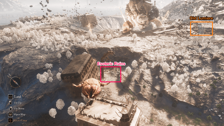 Esoteric Ruins World Location