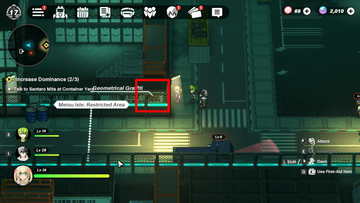 Shinagawa Industrial Area Graffiti Near Meiou Isle Restricted Area Entrance