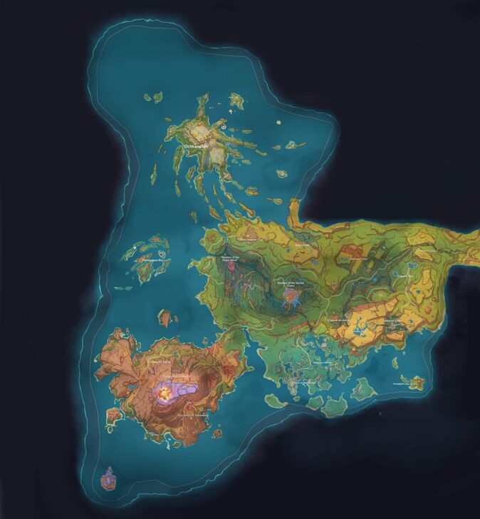 Genshin - Natlan 5.5 Map