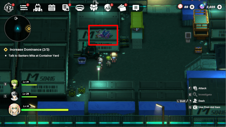 Meiou Isle Restricted Area Graffiti South of Meiou Isle Loading Area Entrance