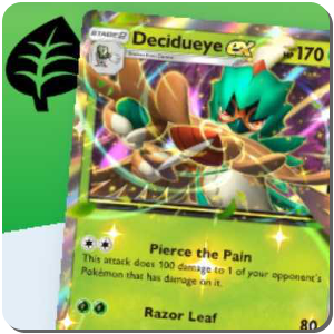 Decidueye ex and Lurantis Deck Icon