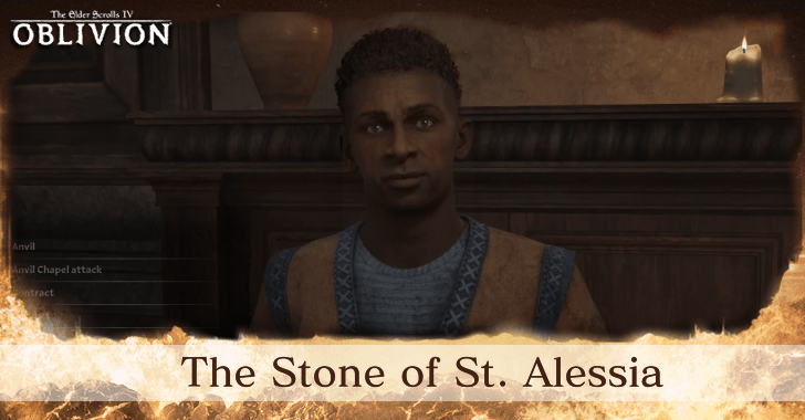 The Elder Scrolls IV Oblivion Remastered The Stone of St. Alessia Walkthrough and Rewards