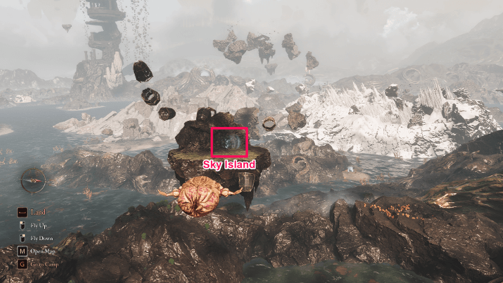 Sky Island World Location