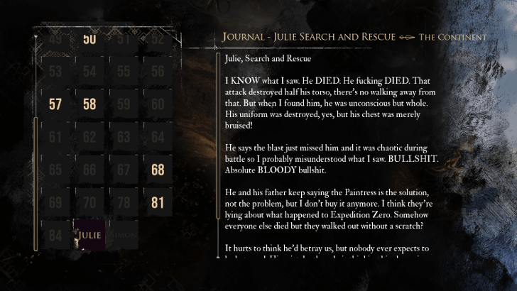 Julie Search and Rescue entry