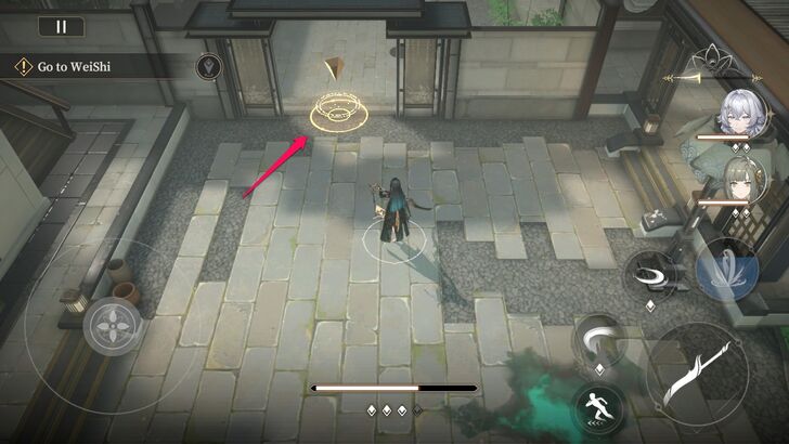 Head to the Teleporter