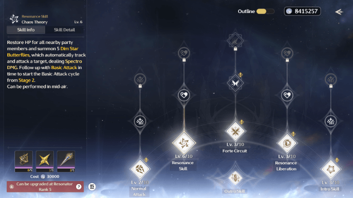 Wuthering Waves Ascension Affects Forte