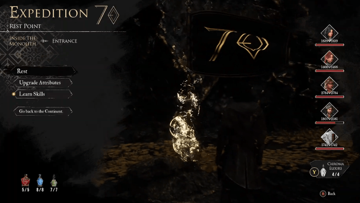 Inside Monolith Expedition Flag