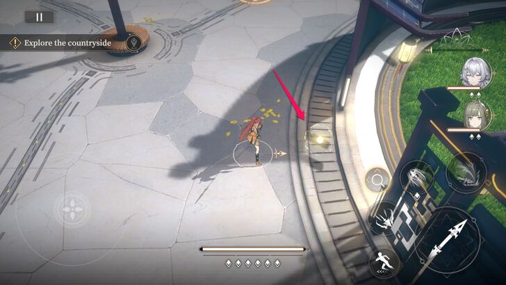 Interact with the Glowing Object