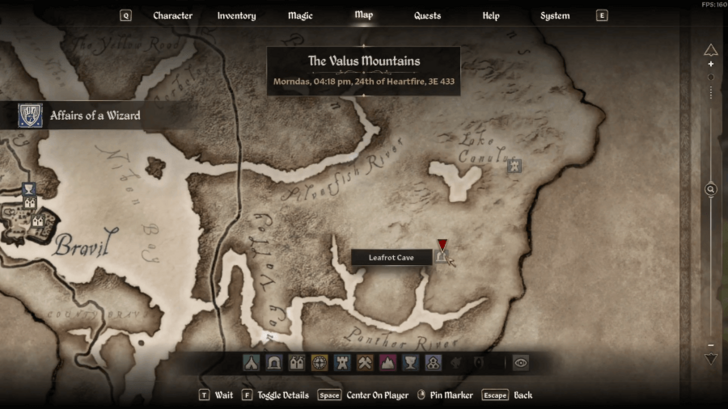 Leafroot Cave on map