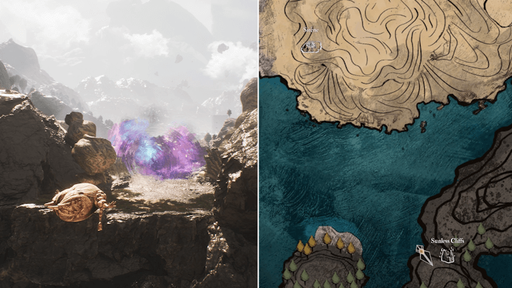 How to Get to Sunless Cliffs