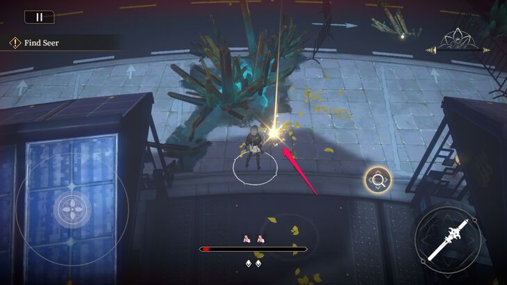 Interact with the Glowing Object