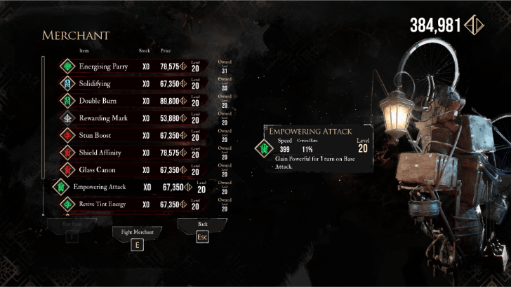 Sacred River Empowering Attack