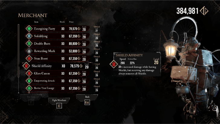 Sacred River Shield Affinity