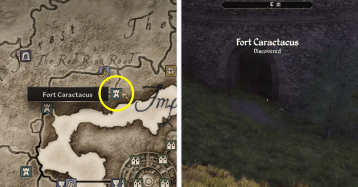 Talk to Ancotar in Fort Caractacus